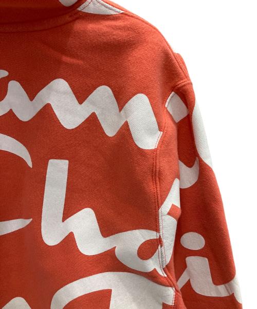 Champion REVERSE WEAVE（チャンピオン リバース ウィーブ）Champion REVERSE WEAVE (チャンピオン リバース ウィーブ) プルオーバーパーカー オレンジ サイズ:Mの古着・服飾アイテム