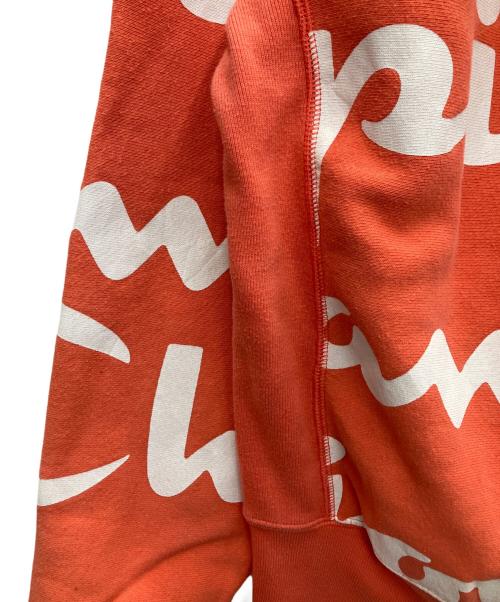 Champion REVERSE WEAVE（チャンピオン リバース ウィーブ）Champion REVERSE WEAVE (チャンピオン リバース ウィーブ) プルオーバーパーカー オレンジ サイズ:Mの古着・服飾アイテム