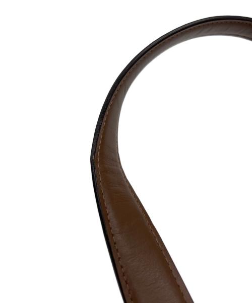 COACH（コーチ）COACH (コーチ) ワンショルダーバッグ ベージュ×ブラウンの古着・服飾アイテム