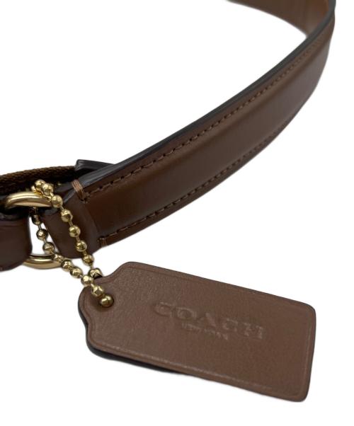 COACH（コーチ）COACH (コーチ) ワンショルダーバッグ ベージュ×ブラウンの古着・服飾アイテム