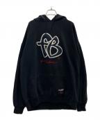 FUBUフブ）の古着「プルオーバーパーカー」｜ブラック