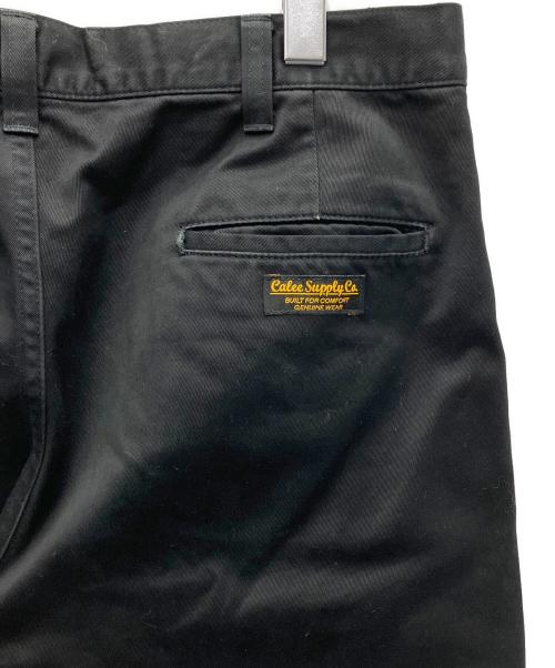 CALEE（キャリー）CALEE (キャリー) チノパン ブラック サイズ:Mの古着・服飾アイテム