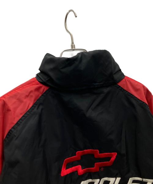 CHECKERED FLAG SPORT（チェッカーフラッグスポーツ）CHECKERED FLAG SPORT (チェッカーフラッグスポーツ) ナイロンジャケット ブラック×レッド サイズ:XLの古着・服飾アイテム