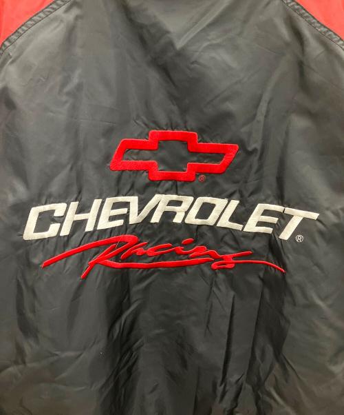 CHECKERED FLAG SPORT（チェッカーフラッグスポーツ）CHECKERED FLAG SPORT (チェッカーフラッグスポーツ) ナイロンジャケット ブラック×レッド サイズ:XLの古着・服飾アイテム