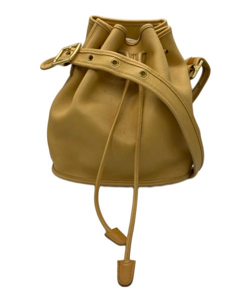 COACH（コーチ）COACH (コーチ) 巾着ショルダーバッグ ベージュの古着・服飾アイテム