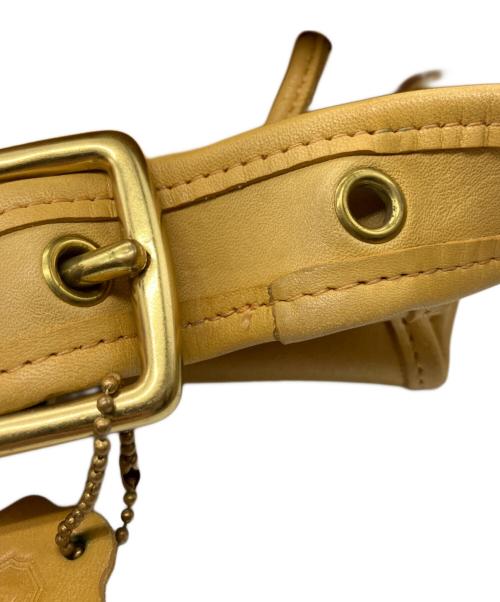 COACH（コーチ）COACH (コーチ) 巾着ショルダーバッグ ベージュの古着・服飾アイテム