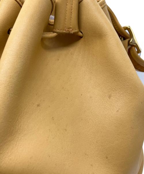 COACH（コーチ）COACH (コーチ) 巾着ショルダーバッグ ベージュの古着・服飾アイテム