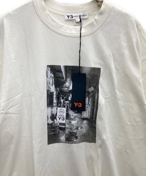 Y-3（ワイスリー）Y-3 (ワイスリー) 半袖カットソー ホワイト サイズ:Lの古着・服飾アイテム