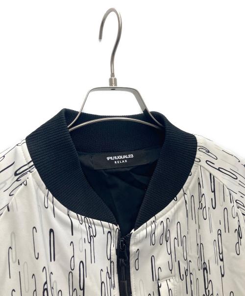 1PIU1UGUALE3 RELAX（ウノピゥウノウグァーレトレ リラックス）1piu1uguale3 relax (ウノピゥウノウグァーレトレ リラックス) ブルゾン ホワイト サイズ:Lの古着・服飾アイテム