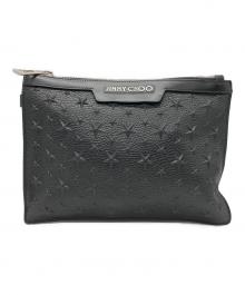 JIMMY CHOO（ジミーチュウ）の古着「セカンドバッグ」｜ブラック