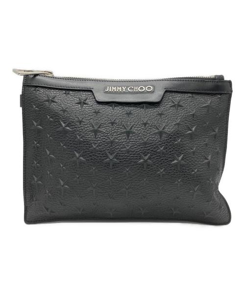 JIMMY CHOO（ジミーチュウ）JIMMY CHOO (ジミーチュウ) セカンドバッグ ブラックの古着・服飾アイテム