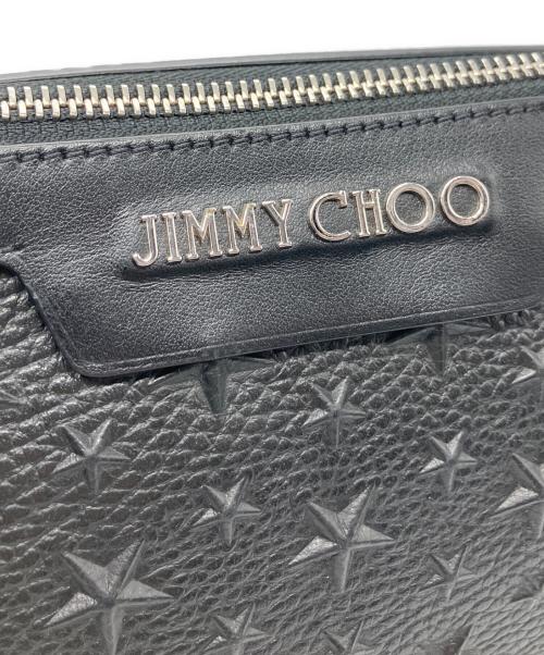 JIMMY CHOO（ジミーチュウ）JIMMY CHOO (ジミーチュウ) セカンドバッグ ブラックの古着・服飾アイテム