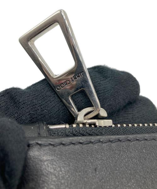 JIMMY CHOO（ジミーチュウ）JIMMY CHOO (ジミーチュウ) クラッチバッグ ブラックの古着・服飾アイテム