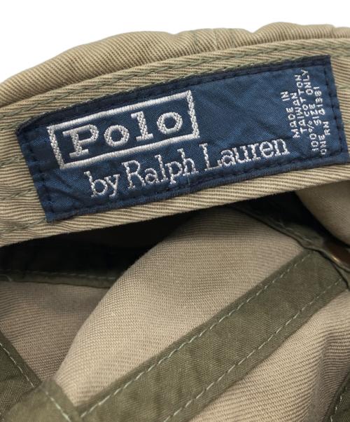 POLO RALPH LAUREN（ポロ・ラルフローレン）POLO RALPH LAUREN (ポロ・ラルフローレン) キャップ ベージュの古着・服飾アイテム
