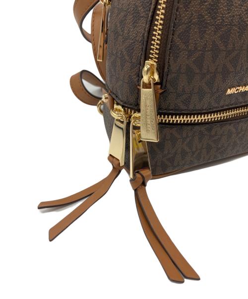 MICHAEL KORS（マイケル・コース）MICHAEL KORS (マイケル・コース) ミニリュック ブラウンの古着・服飾アイテム