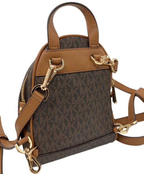 MICHAEL KORS（マイケル・コース）MICHAEL KORS (マイケル・コース) ミニリュック ブラウンの古着・服飾アイテム