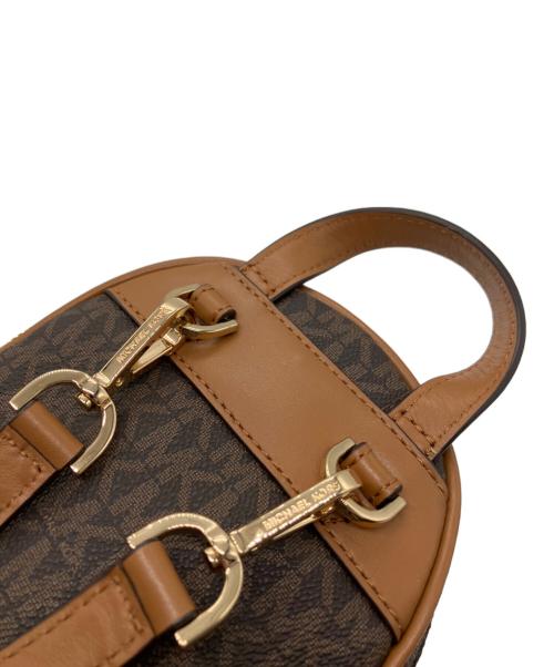 MICHAEL KORS（マイケル・コース）MICHAEL KORS (マイケル・コース) ミニリュック ブラウンの古着・服飾アイテム