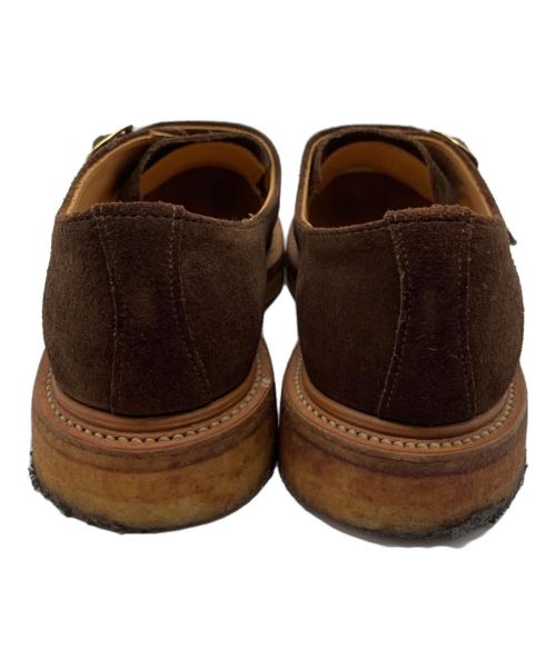 GEORGE COX（ジョージコックス）GEORGE COX (ジョージコックス) SHIPS JET BLUE (シップスジェットブルー) モンクストラップシューズ ブラウン サイズ:SIZE8の古着・服飾アイテム