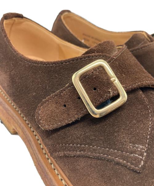 GEORGE COX（ジョージコックス）GEORGE COX (ジョージコックス) SHIPS JET BLUE (シップスジェットブルー) モンクストラップシューズ ブラウン サイズ:SIZE8の古着・服飾アイテム