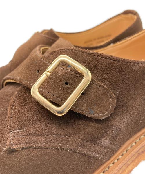 GEORGE COX（ジョージコックス）GEORGE COX (ジョージコックス) SHIPS JET BLUE (シップスジェットブルー) モンクストラップシューズ ブラウン サイズ:SIZE8の古着・服飾アイテム