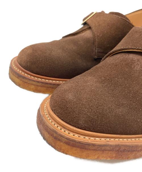 GEORGE COX（ジョージコックス）GEORGE COX (ジョージコックス) SHIPS JET BLUE (シップスジェットブルー) モンクストラップシューズ ブラウン サイズ:SIZE8の古着・服飾アイテム