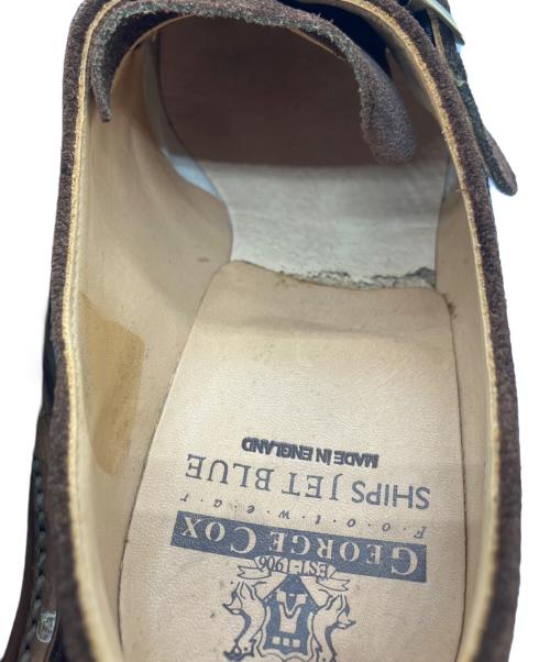 GEORGE COX（ジョージコックス）GEORGE COX (ジョージコックス) SHIPS JET BLUE (シップスジェットブルー) モンクストラップシューズ ブラウン サイズ:SIZE8の古着・服飾アイテム