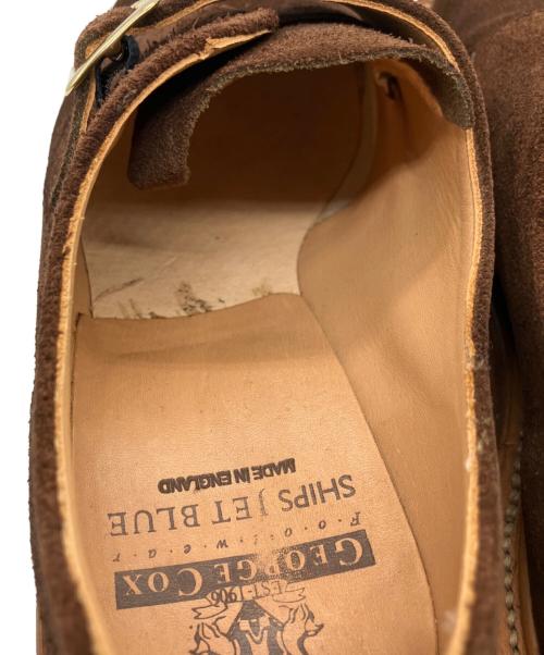 GEORGE COX（ジョージコックス）GEORGE COX (ジョージコックス) SHIPS JET BLUE (シップスジェットブルー) モンクストラップシューズ ブラウン サイズ:SIZE8の古着・服飾アイテム