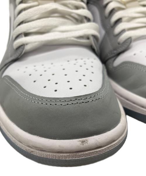 NIKE（ナイキ）NIKE (ナイキ) Nike WMNS Air Jordan 1 Low Spruce Aura Sneaker ホワイト×グレー サイズ:27の古着・服飾アイテム