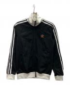 adidasアディダス）の古着「トラックジャケット」｜ホワイト×ブラック