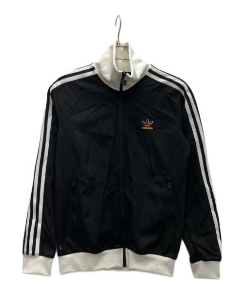 adidas（アディダス）adidas (アディダス) トラックジャケット ホワイト×ブラック サイズ:Lの古着・服飾アイテム