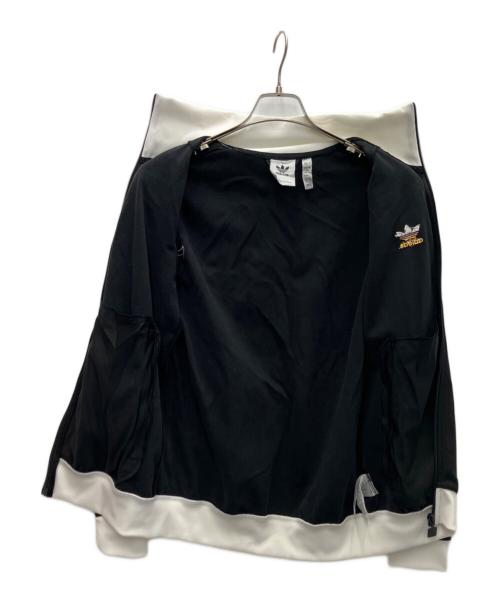 adidas（アディダス）adidas (アディダス) トラックジャケット ホワイト×ブラック サイズ:Lの古着・服飾アイテム