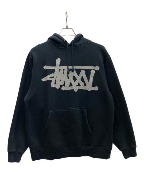 stussy（ステューシー）stussy (ステューシー) パーカー ブラック サイズ:Lの古着・服飾アイテム