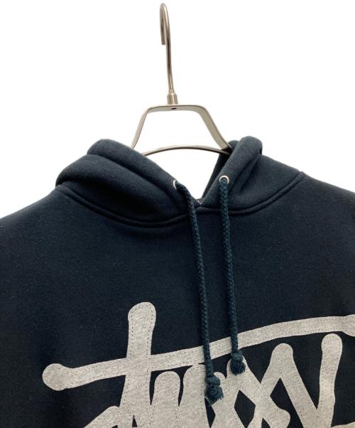 stussy（ステューシー）stussy (ステューシー) パーカー ブラック サイズ:Lの古着・服飾アイテム