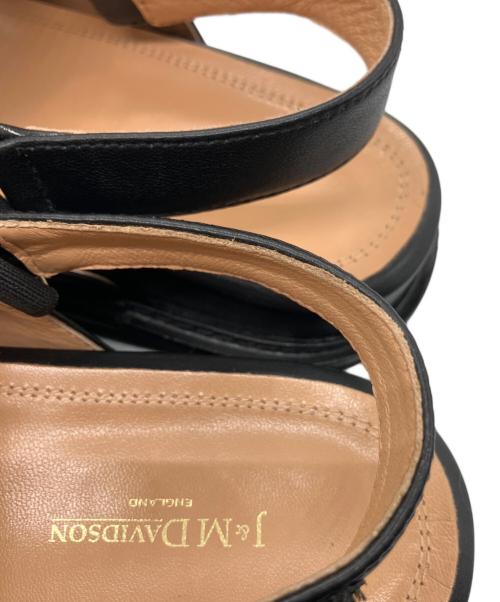 J&M DAVIDSON（ジェイ＆エム デヴィッドソン）J&M DAVIDSON (ジェイ＆エム デヴィッドソン) トラックソールカバードサンダル ブラック サイズ:Ｌの古着・服飾アイテム