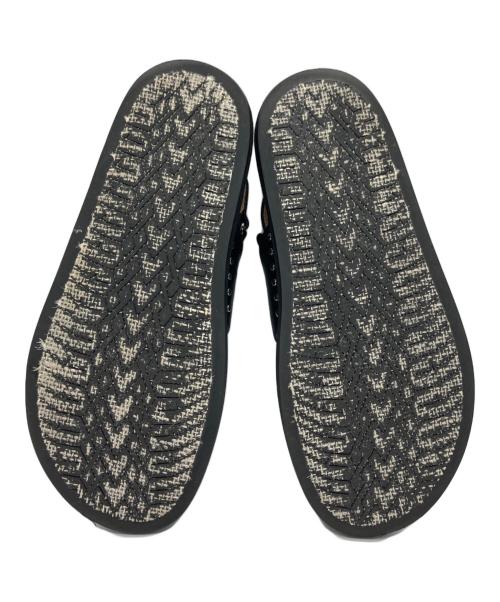 J&M DAVIDSON（ジェイ＆エム デヴィッドソン）J&M DAVIDSON (ジェイ＆エム デヴィッドソン) トラックソールカバードサンダル ブラック サイズ:Ｌの古着・服飾アイテム