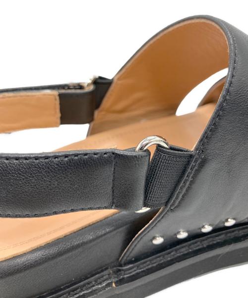 J&M DAVIDSON（ジェイ＆エム デヴィッドソン）J&M DAVIDSON (ジェイ＆エム デヴィッドソン) トラックソールカバードサンダル ブラック サイズ:Ｌの古着・服飾アイテム