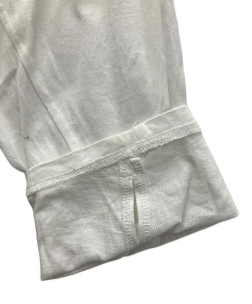 SHINYA KOZUKA（シンヤコズカ）SHINYA KOZUKA (シンヤコズカ) 長袖カットソー ホワイト サイズ:Mの古着・服飾アイテム