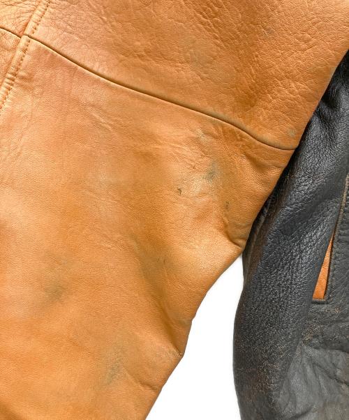 HARLEY-DAVIDSON（ハーレーダビッドソン）HARLEY-DAVIDSON (ハーレーダビッドソン) レザージャケット ブラウン サイズ:SIZEFREEの古着・服飾アイテム