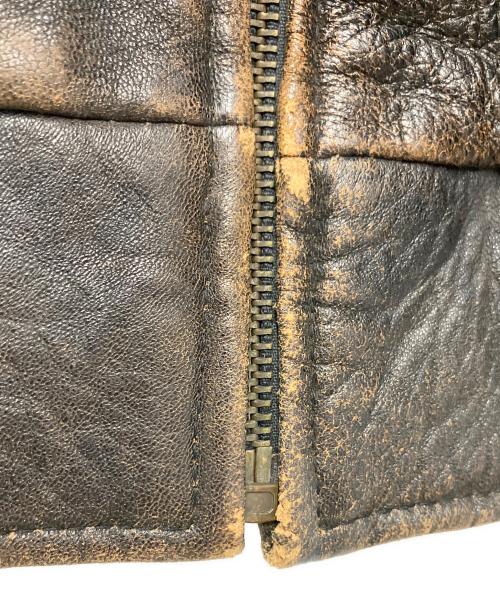 HARLEY-DAVIDSON（ハーレーダビッドソン）HARLEY-DAVIDSON (ハーレーダビッドソン) レザージャケット ブラウン サイズ:SIZEFREEの古着・服飾アイテム