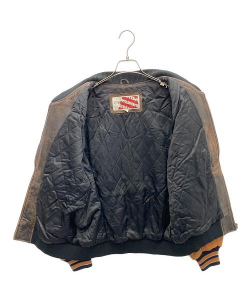 HARLEY-DAVIDSON（ハーレーダビッドソン）HARLEY-DAVIDSON (ハーレーダビッドソン) レザージャケット ブラウン サイズ:SIZEFREEの古着・服飾アイテム