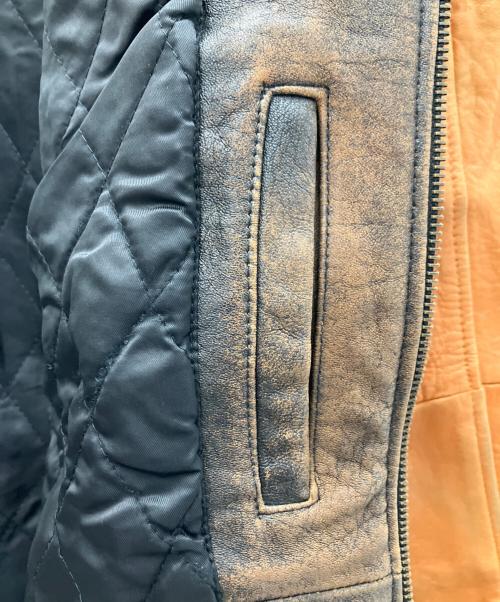 HARLEY-DAVIDSON（ハーレーダビッドソン）HARLEY-DAVIDSON (ハーレーダビッドソン) レザージャケット ブラウン サイズ:SIZEFREEの古着・服飾アイテム