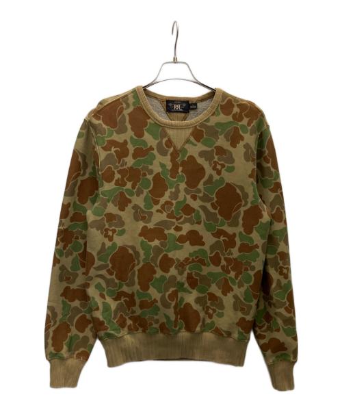 RRL（ダブルアールエル）RRL (ダブルアールエル) スウェットプルオーバー カーキ サイズ:Sの古着・服飾アイテム