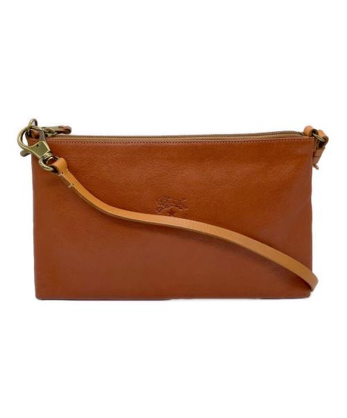 IL BISONTE（イル ビゾンテ）IL BISONTE (イル ビゾンテ) ショルダーバッグ ブラウンの古着・服飾アイテム