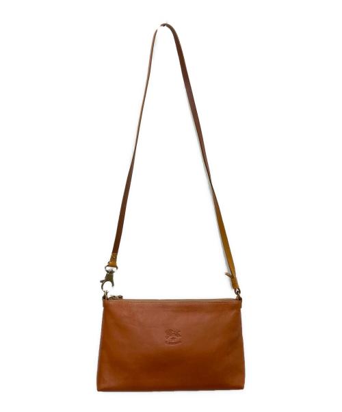 IL BISONTE（イル ビゾンテ）IL BISONTE (イル ビゾンテ) ショルダーバッグ ブラウンの古着・服飾アイテム