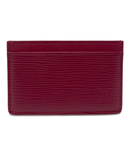 LOUIS VUITTON（ルイ ヴィトン）LOUIS VUITTON (ルイ ヴィトン) ポルト カルト・サーンプル レッドの古着・服飾アイテム