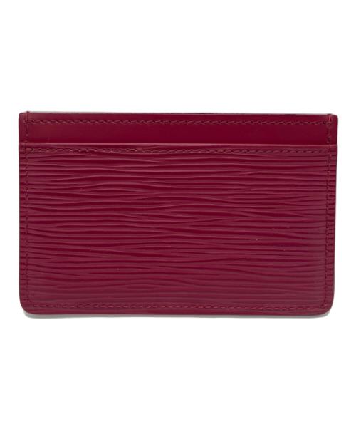 LOUIS VUITTON（ルイ ヴィトン）LOUIS VUITTON (ルイ ヴィトン) ポルト カルト・サーンプル レッドの古着・服飾アイテム
