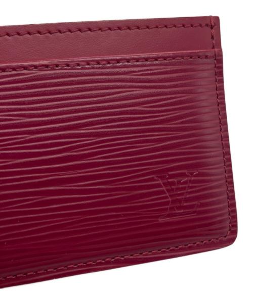 LOUIS VUITTON（ルイ ヴィトン）LOUIS VUITTON (ルイ ヴィトン) ポルト カルト・サーンプル レッドの古着・服飾アイテム