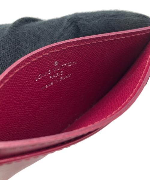 LOUIS VUITTON（ルイ ヴィトン）LOUIS VUITTON (ルイ ヴィトン) ポルト カルト・サーンプル レッドの古着・服飾アイテム