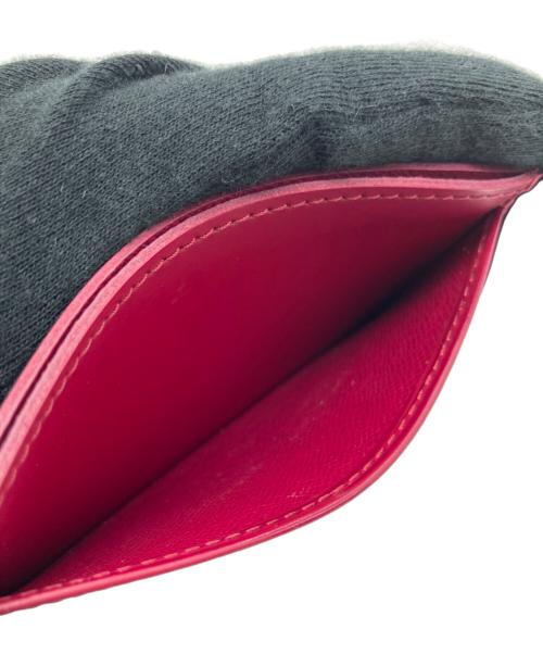 LOUIS VUITTON（ルイ ヴィトン）LOUIS VUITTON (ルイ ヴィトン) ポルト カルト・サーンプル レッドの古着・服飾アイテム