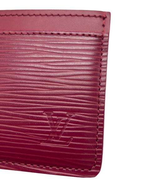 LOUIS VUITTON（ルイ ヴィトン）LOUIS VUITTON (ルイ ヴィトン) ポルト カルト・サーンプル レッドの古着・服飾アイテム